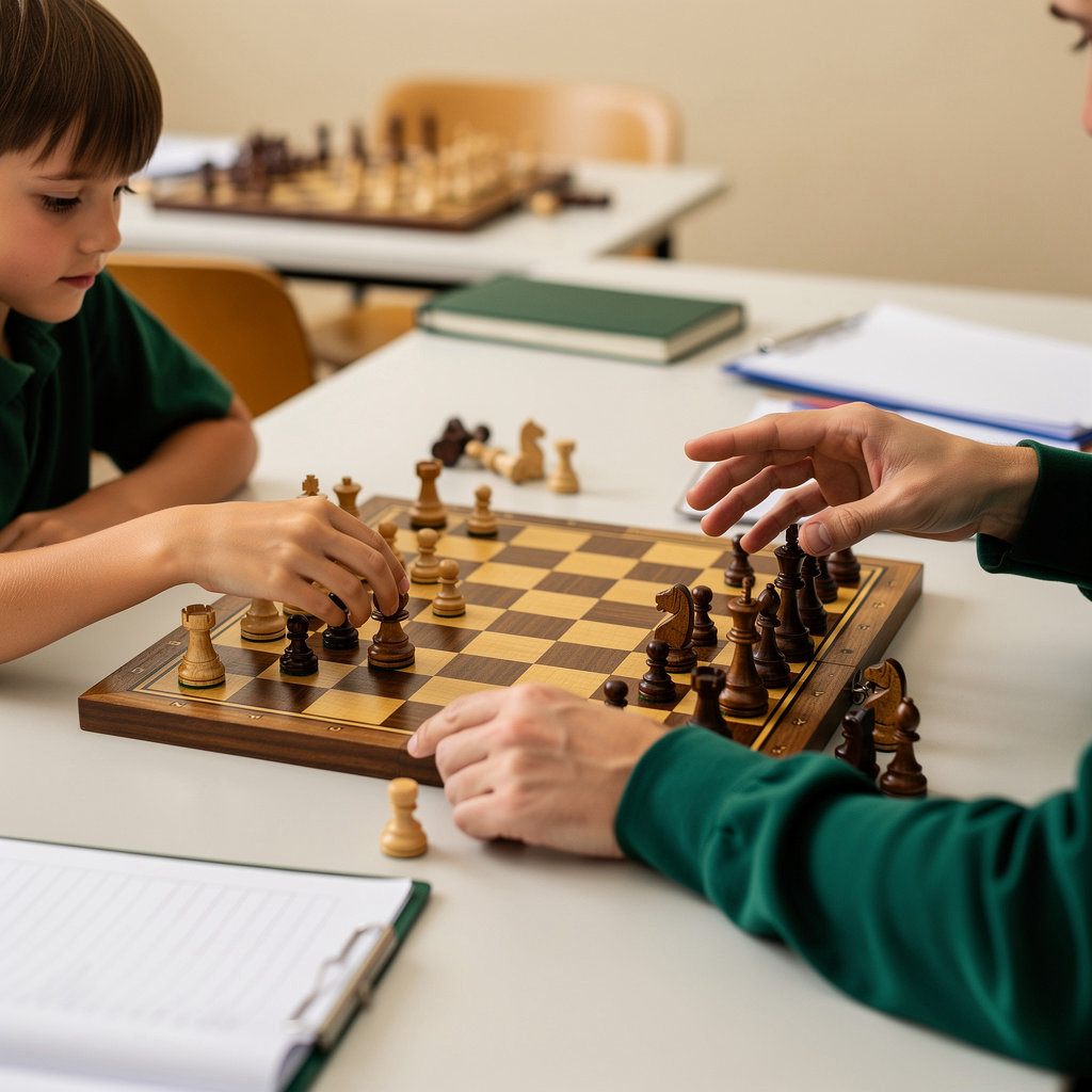 CM Craig Madhuyu youth chess coaching program showing young students learning chess strategy and development